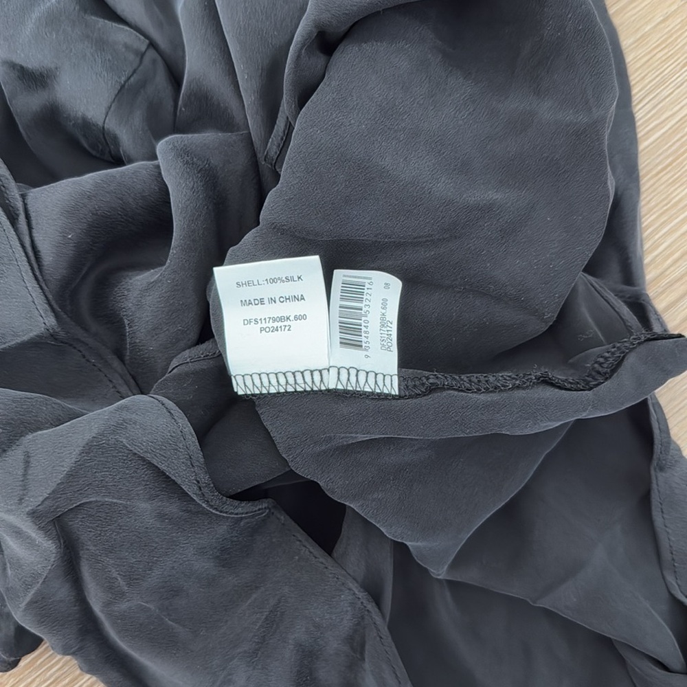 NWT DISSH AIMEE BLACK SILK COWL NECK DRESS - Picture 12 of 16